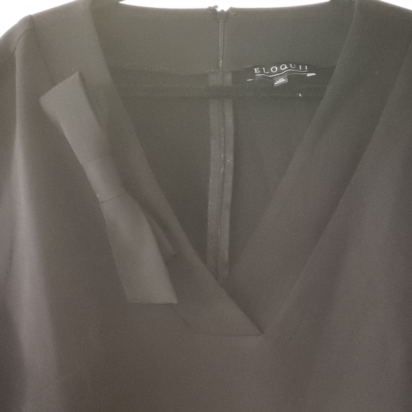 Eloquii Bow Detail Dress - Picture 4 of 7